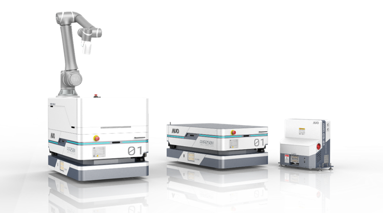 南宫·28WD數位開發的自主式移動機器人（AMR250M），搭配全向輪並結合AI演算法、2D LiDAR、3D攝影機等技術，協助客戶實現產線全自動化